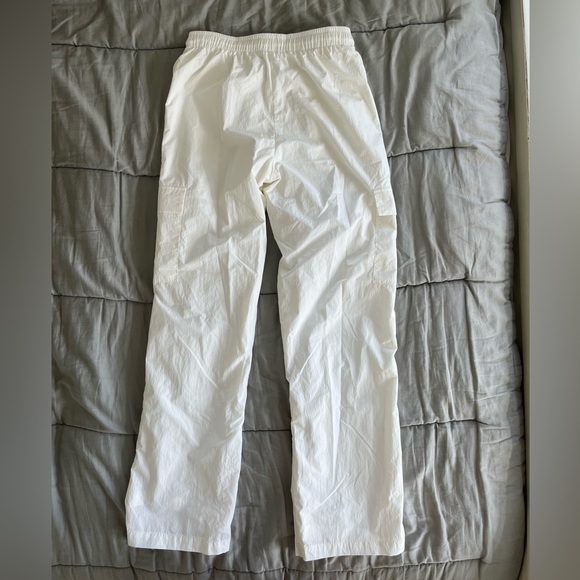 PRINCESS POLLY WHITE PARACHUTE CARGO PANTS - Picture 2 of 7